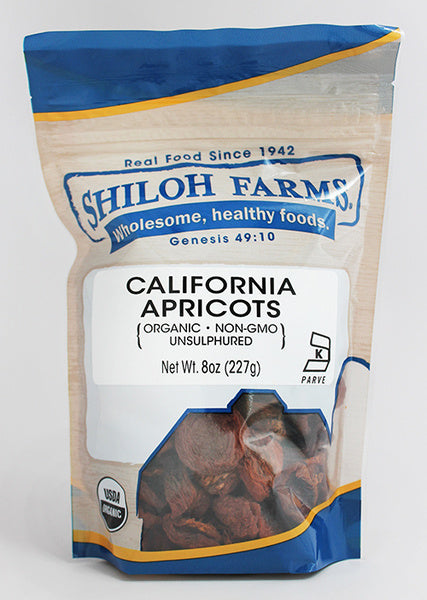 6-PACK OF Apricot Dried Fruit, Apricots, Californian, Organic, 6 X 8 Oz