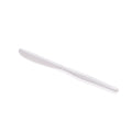 1000-PACK OF Knife Plastic Karat 1,000 ct PS Plastic Medium-Heavy Weight Knives Bulk Box, White