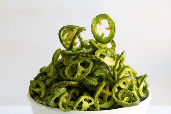 8-PACK OF Snack Dried Vegetables Jalapenos (Sea Salt) TERRALAND, Coaslink Corp