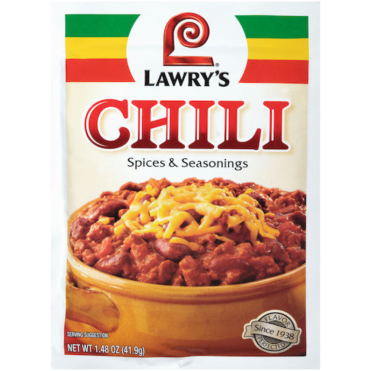 12-PACK OF Seasoning Mix Chili Lawry's, 12 - 1.48 Oz
