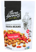 6-PACK OF SNACK CRUNCH ROASTED FAVE BEANS, SWEET CHILI