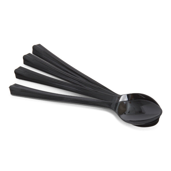 5-PACK OF SPOON PLAS TST BLK PETIT 4.2IN