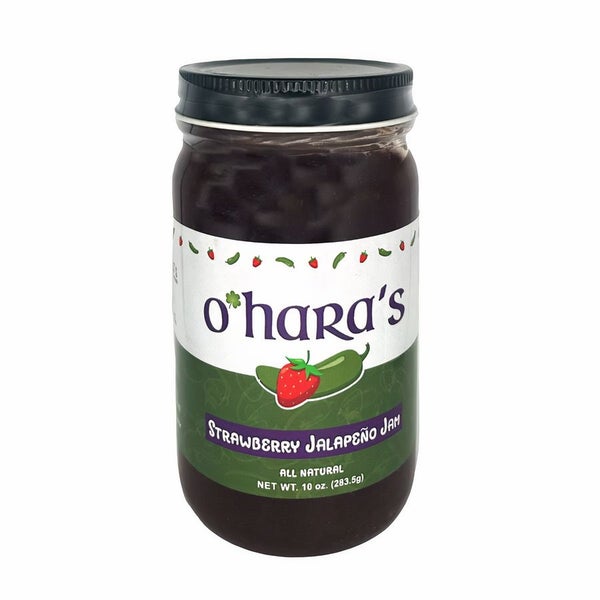 12-PACK OF Jam Strawberry Jalapeno O'Hara's, Ohio South Farm