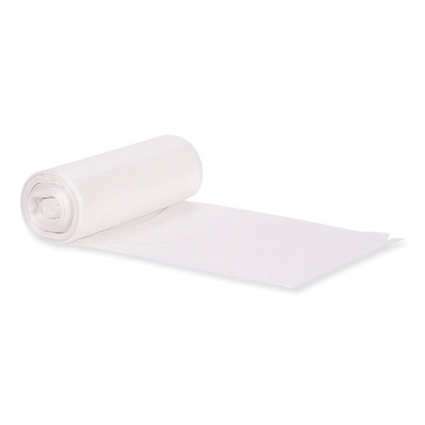 150-PACK OF Heritage Eco Blend Max 40" x 46" Clear Can Liners - 0.8 Mil, 45 Gallon, 25 Bags/Roll, 6 Rolls/Carton
