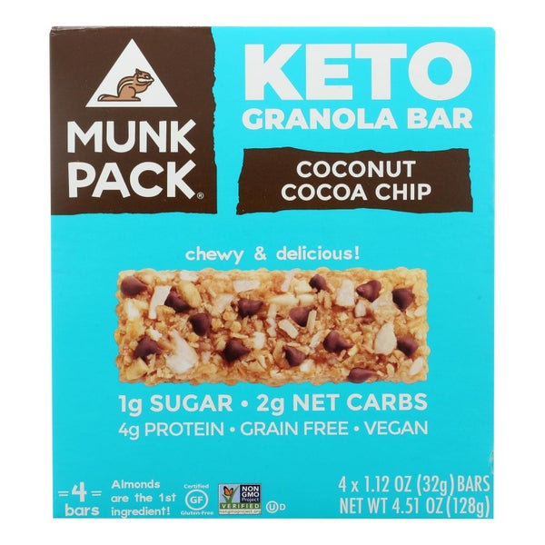 24-PACK OF SNACK BAR COCONUT COCOA CHIP KETO