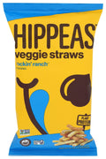12-PACK OF SNACK VEGETABLE VEGGIE STRAWS, ROCKIN' RANCH