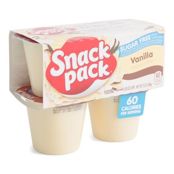 48-PACK OF PUDDING VANILLA SUGAR FREE
