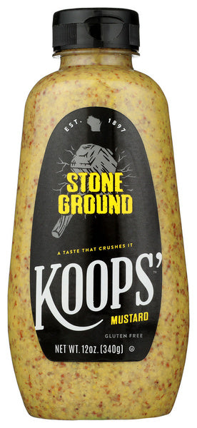 12-PACK OF Mustard Stone Koops 12 oz