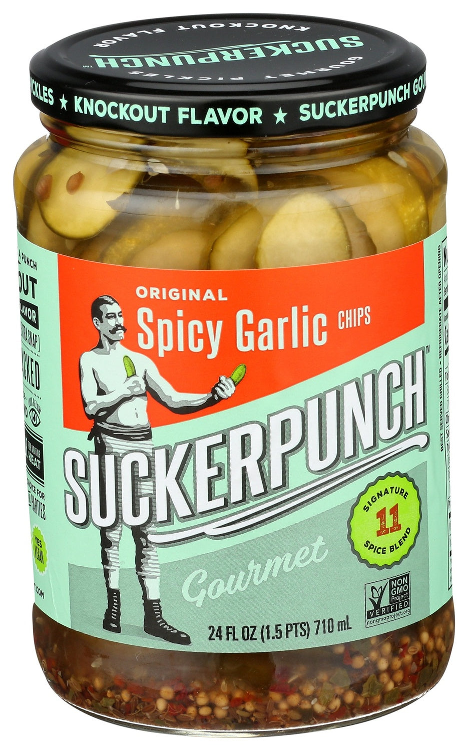 6-PACK OF GARLIC CHP ORIGINAL, SPICY