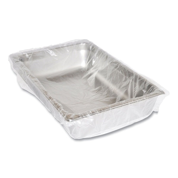 250-PACK OF Liner Pan AmerCareRoyal 17 x 23.5 Inch Clear Steam Pan Liners with Twist-Ties - Perfect for 1/2-Size Pans (250 Count)