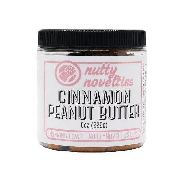 12-PACK OF Peanut Butter Cinnamon, Nutty Novelties