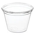 3000-PACK OF Cup Plad Eco-Friendly World Centric 1 oz PLA Plastic Cold Cups - Clear - 3000 Count