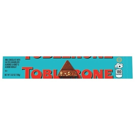 80-PACK OF Candy Chocolate Bar Almond With Sea Salt Toblerone, 4 - 20 - 3.52 Oz