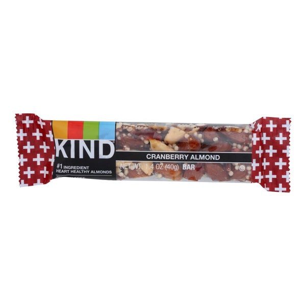 12-PACK OF SNACK BAR CRANBERRY AND ALMOND