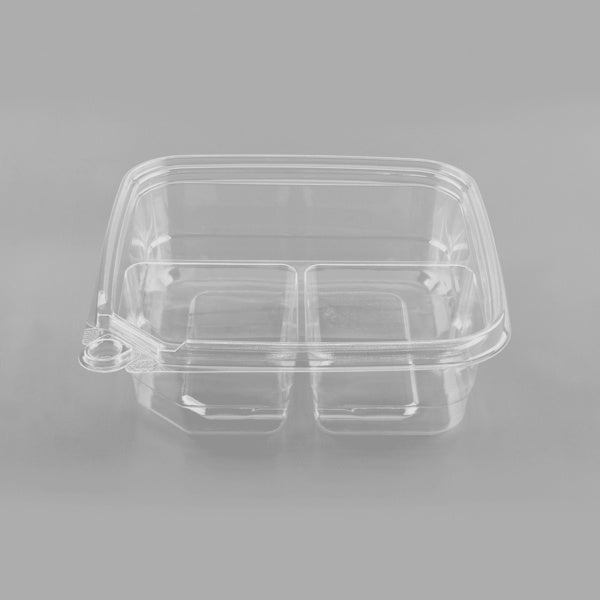 300-PACK OF [300 ct] PET Tamper Resistant Grab N' Go Container, 3-Compartment