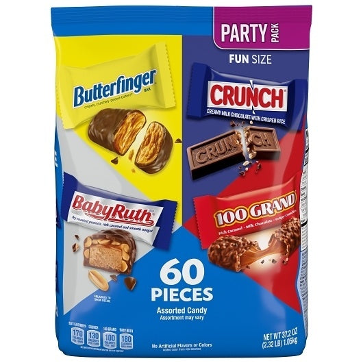 6-PACK OF Assorted Chocolate Fun Size Fmc Cu Mixed, 6 - 37.2 Oz