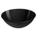 12-PACK OF Bowl Plastic 32 oz Black Round