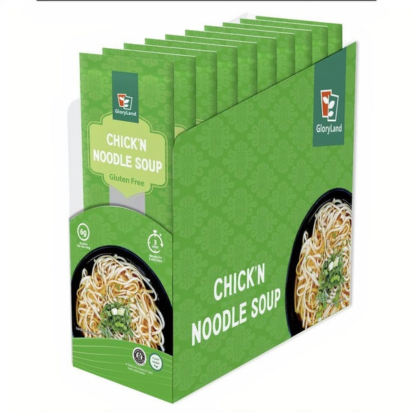 10-PACK OF Soup Noodle Chick'n, GloryLand Food USA