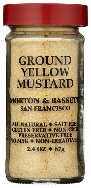 3-PACK OF Mustard Yellow Morton & Basset 2.3 oz