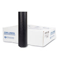 200-PACK OF Inteplast Group High-Density Commercial Can Liners - 60 Gallon, 16 Micron, Black (25 Bags/Roll, 8 Rolls/Carton)