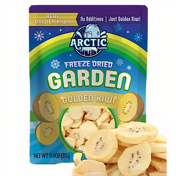 12-PACK OF Kiwi Golden Freeze Dried (100% Fruit), Arctic Farms