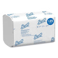 25-PACK OF Scottfold Pro Scottfold Towels by Scott - 9.4 x 12.4 inches, 1-Ply, White - 25 Packs per Carton for Ultimate Convenience