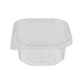 400-PACK OF Container Takeout Karat 400 ct 12 oz PET Tamper Resistant Square Container, Clear