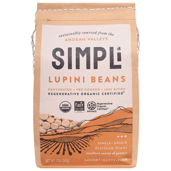 8-PACK OF BEAN LUPINI DEHYDRATED AND PRE-COOKED, LESS BITTER