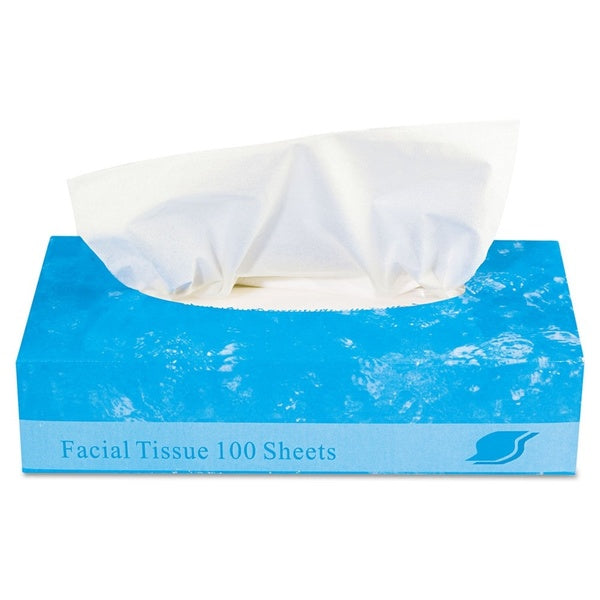 30-PACK OF Tissue Facial GEN GENFACIAL30100B Premium 2-Ply Facial Tissue - White - 100 Sheets per Box, 30 Boxes per Carton for Home and Office Use