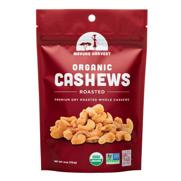 6-PACK OF Nut Cashew Roasted Organic, Retail Size