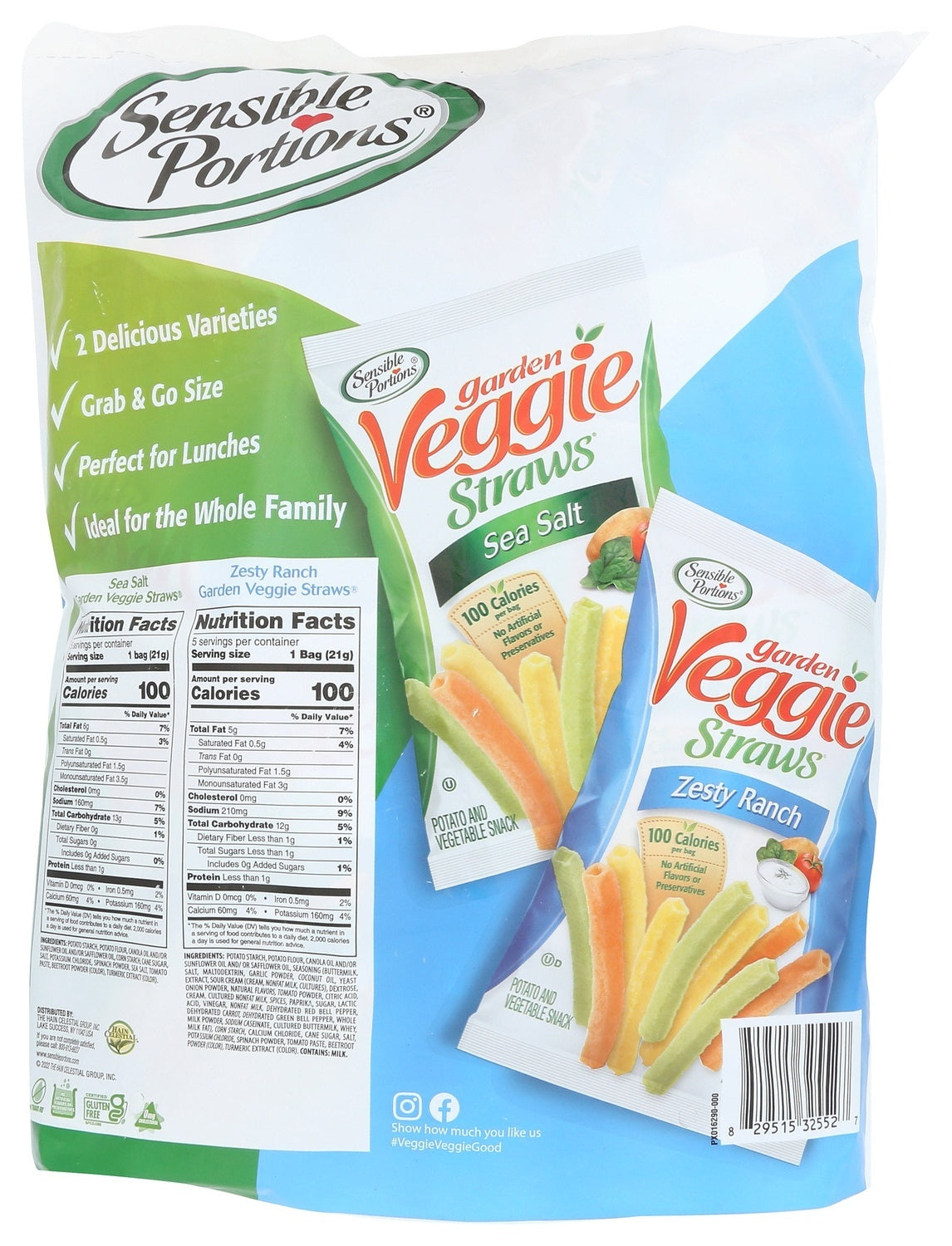 6-PACK OF SNACK VEGETABLE GARDEN VEGGIE VARIETY PACK