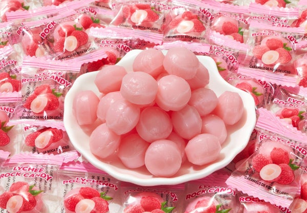 48-PACK OF Candy Rock, Lychee GT, New Midori Trading