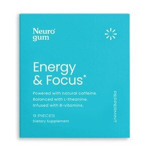 12-PACK OF CANDY GUM ENERGY AND FOCUS