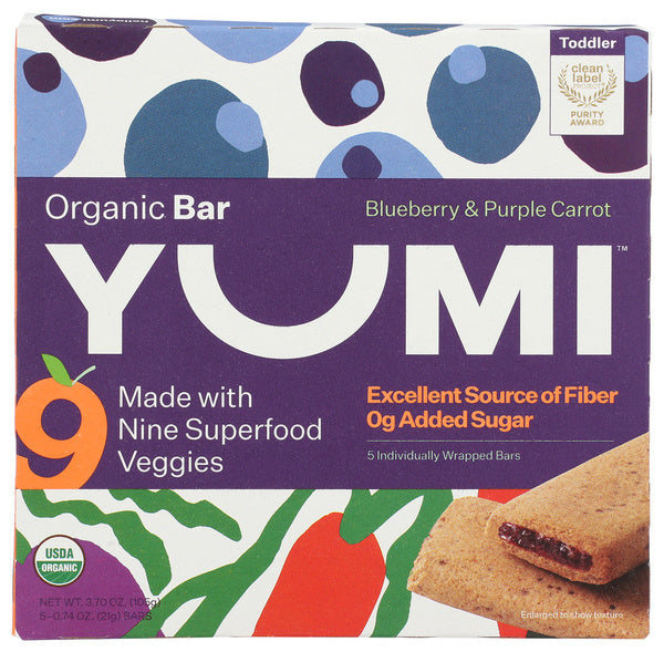 6-PACK OF Snack Bar Yumi 3.7 oz