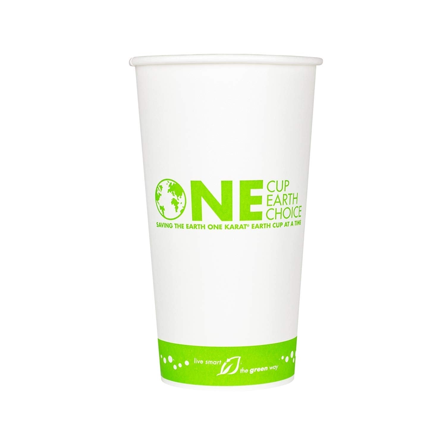 600-PACK OF Cup Hot Karat Earth 20oz Eco-Friendly Paper Hot Cups (90mm), Generic Print - 600 pcs