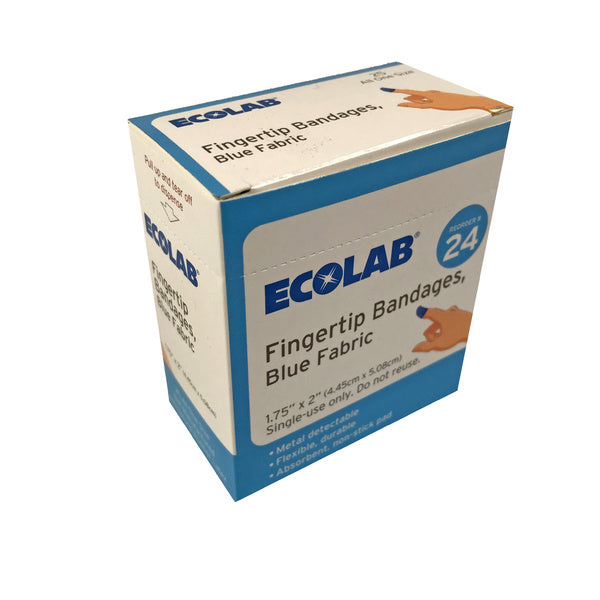 25 CT-PACK OF BANDAGE ADHES FNGRTP BLUE
