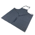 EA-PACK OF APRON BIB ADJ NVY CHALK STRIPE