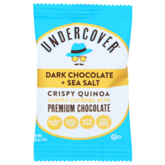 3-PACK OF Dark Chocolate Sea Salt Undercover Snacks, 3 - 40 Cnt