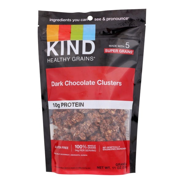 6-PACK OF SNACK GRANOLA DARK CHOCOLATE WHOLE GRAIN CLUSTERS