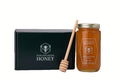12-PACK OF Honey Raw Gift Box Set with Dipper 1 lb, Pure Southern Honey