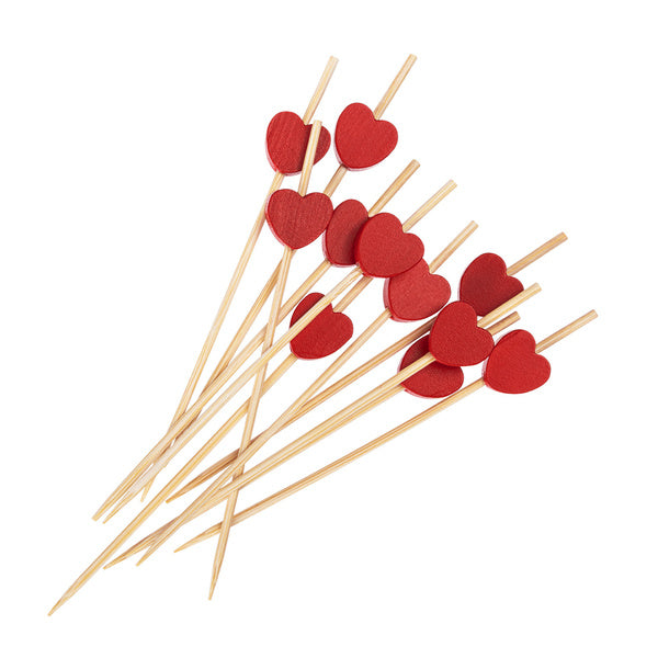 5000-PACK OF Pick Bamboo Karat Earth 3.5'' Bamboo Pick, Red - 5,000 pcs