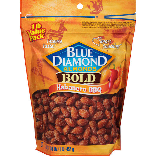 6-PACK OF Habanero Barbecue Bold Blue Diamond, 6 - 16 Oz