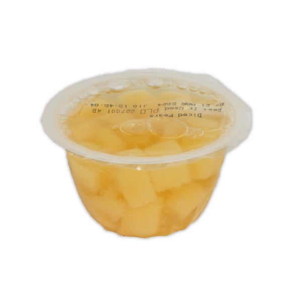 72-PACK OF FRUIT CUP PEAR DICED