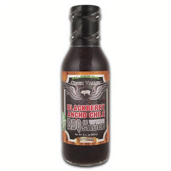 12-PACK OF Sauce BBQ Blackberry Ancho Wing, Croix Valley