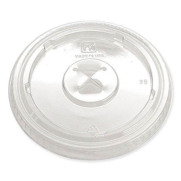 1000-PACK OF Lid Beverage Fabri-Kal X-Slot Greenware Cold Drink Lids - Eco-Friendly, Leak-Resistant Design for 12 oz to 20 oz Cups (1000 Count)