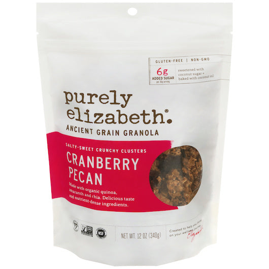 6-PACK OF Ancient Grain Cranberry Granola Purely Elizabeth Snacks, 6 - 1 Ea