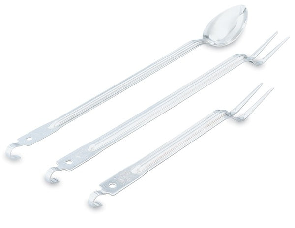 21 IN-PACK OF SPOON SOLID S-S W/HOOK HNDL