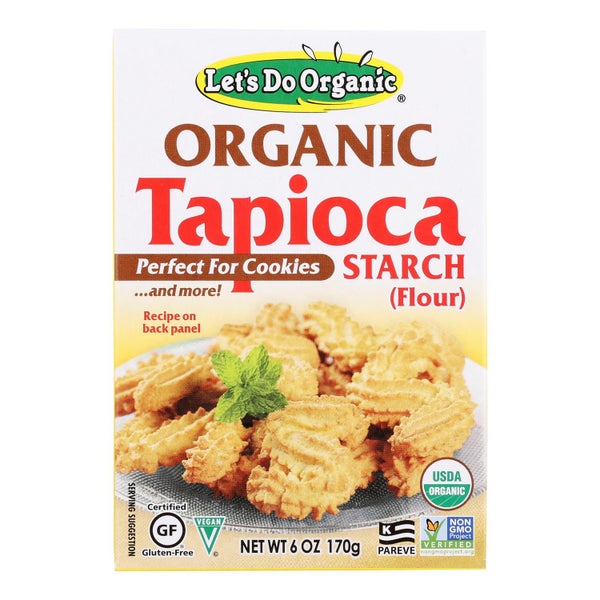 6-PACK OF Starch Tapioca Organic Let's Do Organic 6 oz