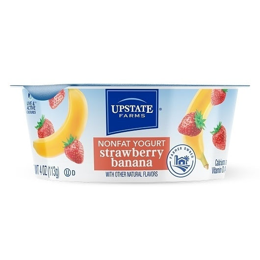 48-PACK OF Nonfat Strawberry Banana Yogurt Upstate Farms, 48 - 4 Ea