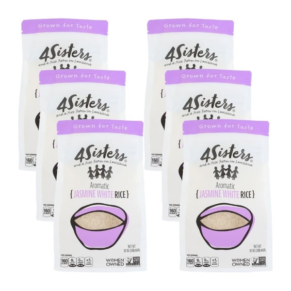 6-PACK OF Rice Jasmine 4Sisters 2 lb